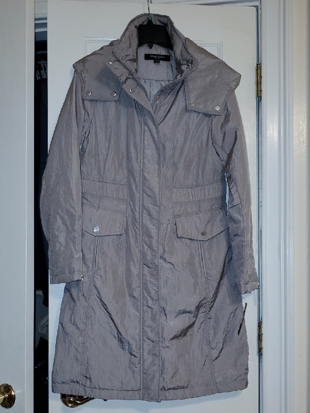 Kenneth Cole New York Light Long Trench Coat SP
